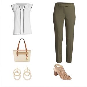 Olive Green Women's Pants